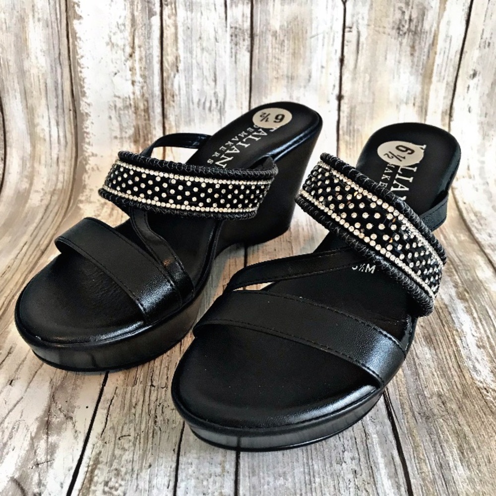 Strappy Heeled Sandals | Diamonds